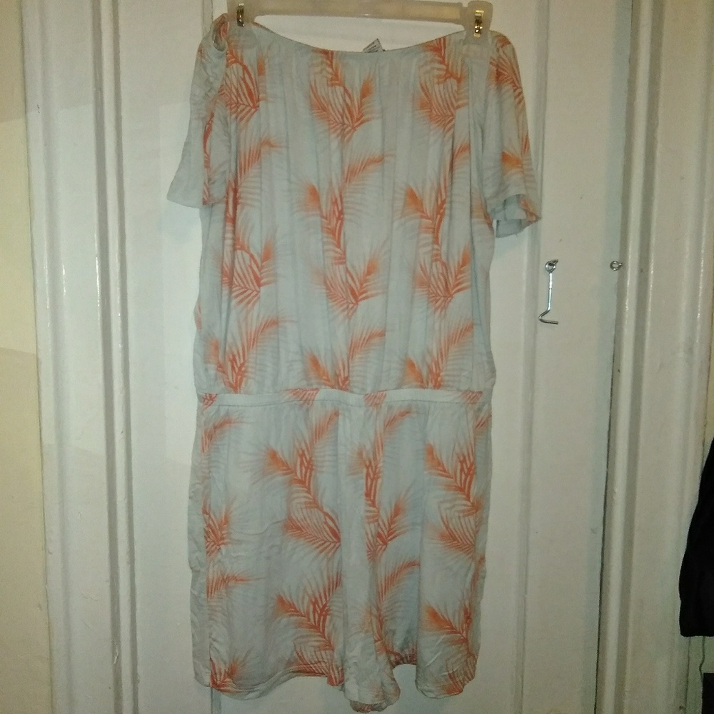 Off shoulder romper